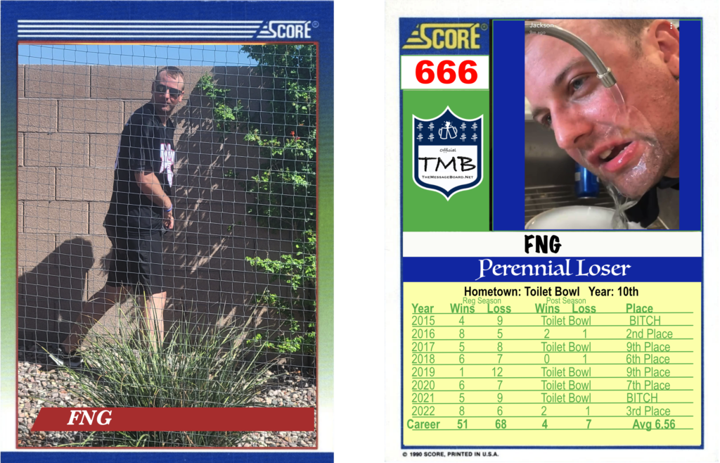 FNG Sports Card